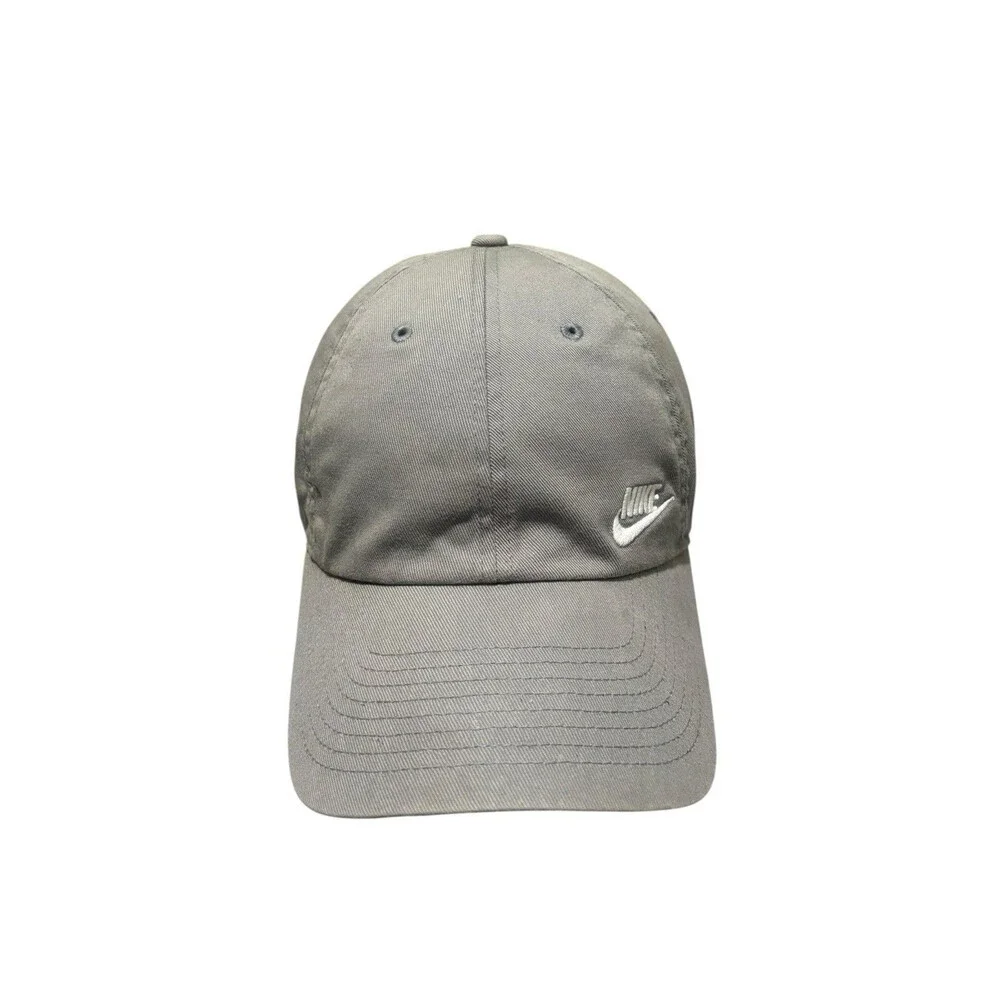 Nike ‘Heritage 86’ Gray Embroidered Swoosh Adjustable Logo Hat